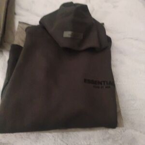 New Essentials Black Pullover Hoodie with Tags Size XL